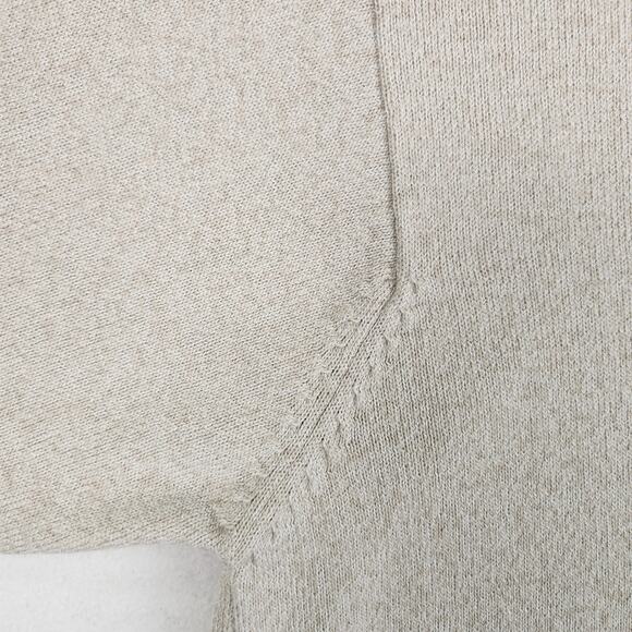 Lord & Taylor Casual Classics Men's SZ L Beige Knit Polo Short Sleeve Lux Fabric - Picture 5 of 13